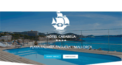 Desktop Screenshot of hotelcarabela.net